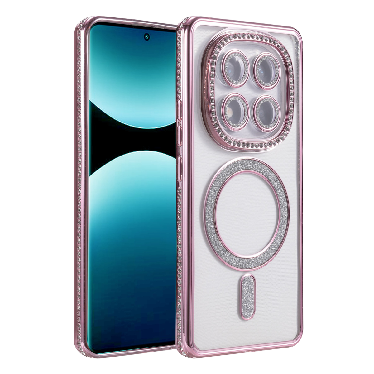 Xiaomi Redmi Note 15 Pro Plus 5G Joke Simli Magneticsafe Kılıf - Pembe