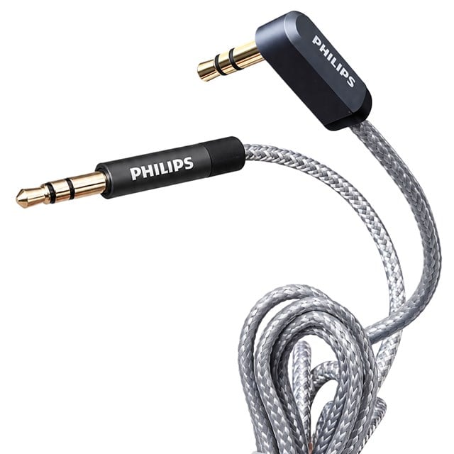 SWR2114F/93 1 Metre 3.5mm Stereo AUX Ses Kablosu 90 Derece L Tipi Açılı Örgülü Zırhlı
