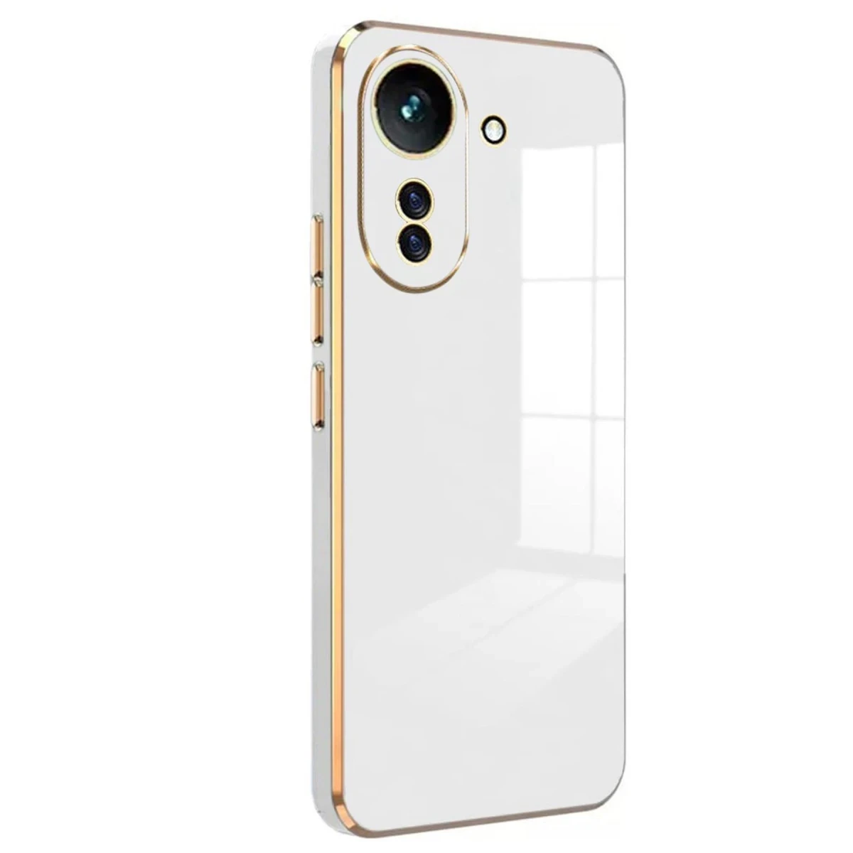 Xiaomi Redmi 13C Kılıf Volet Silikon - Beyaz