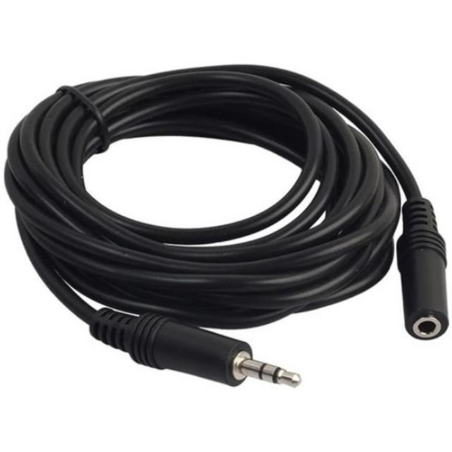 3.5 Mm Stereo Erkek/Dişi 5 Metre Aux Çevirici Uzatma Kablo PM-5758