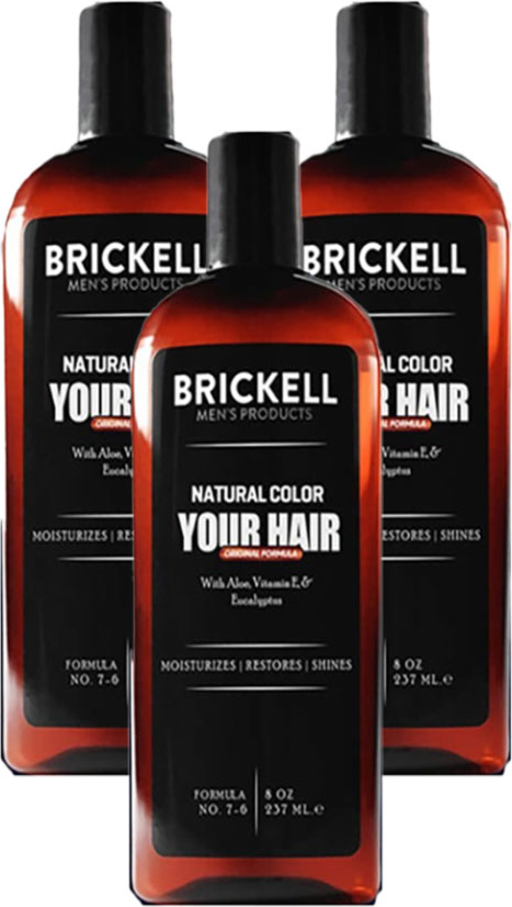 Brickell Antiwhite Erkeklere 3Adet Beyazlaşmış Saç Sakal Şampuanı 237 ml  HAZN926000336