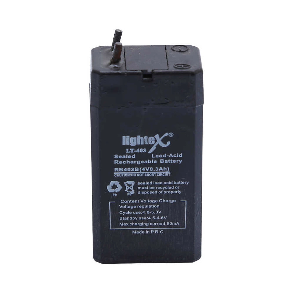 LT-403 4V 0.3Ah Işıldak Fener Aküsü