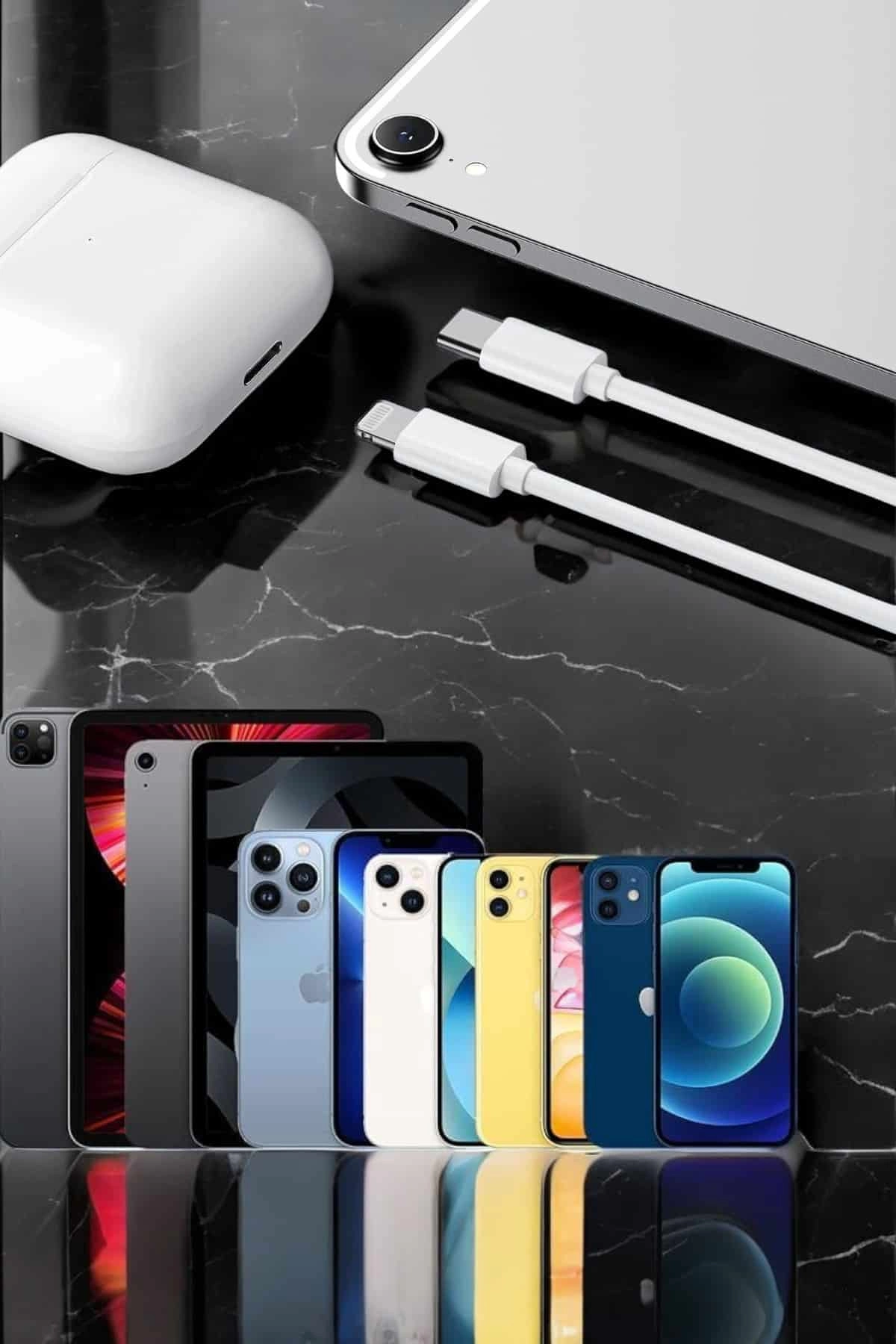 Beyaz Lightning Hızlı Şarj Kablosu 30W Type-C Uyumlu