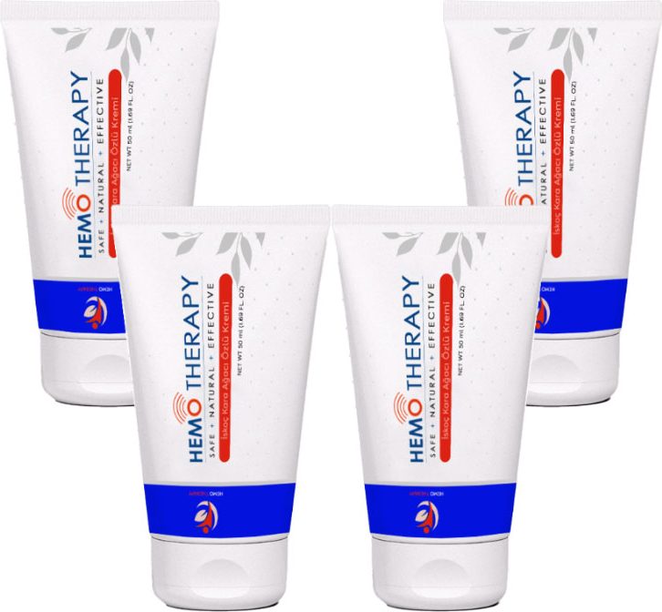 Hemo Therapy 4 Adet Iskoç Karaağaç Özlü Bağsur Kremi 50 ml