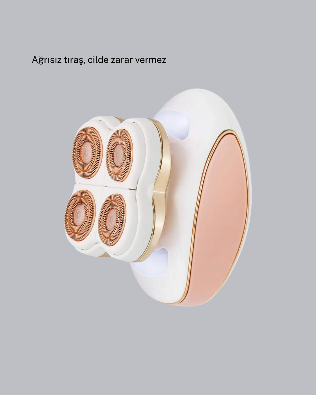 Ağrısız Tıraş Makinesi 4 Başlıklı Hassas Cilt Kullanımı