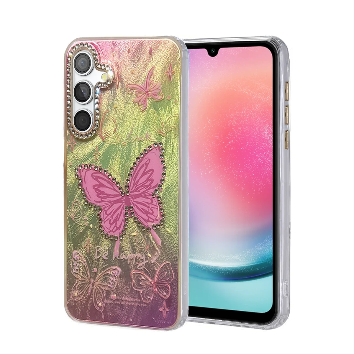 Samsung Galaxy A24 4G Kılıf Blade Aynalı Desenli Kapak - Desen 5