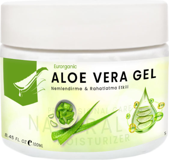 Eurorganic Aloe Vera Jel Cildinizi Yenilemeye Sıkılaştırmaya Canlandırmaya Hızlı Ferahlamaya Jel