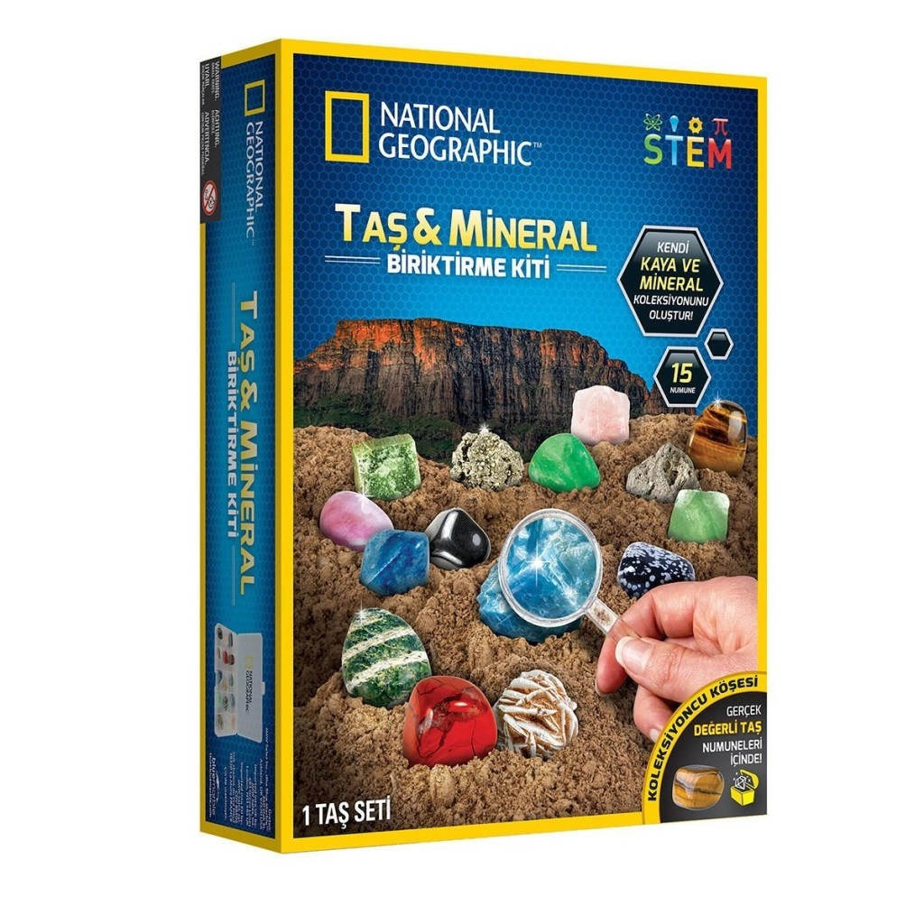 Eğlenceli Taş ve Mineral Biriktirme Kiti - 8 Yaş ve Üzeri