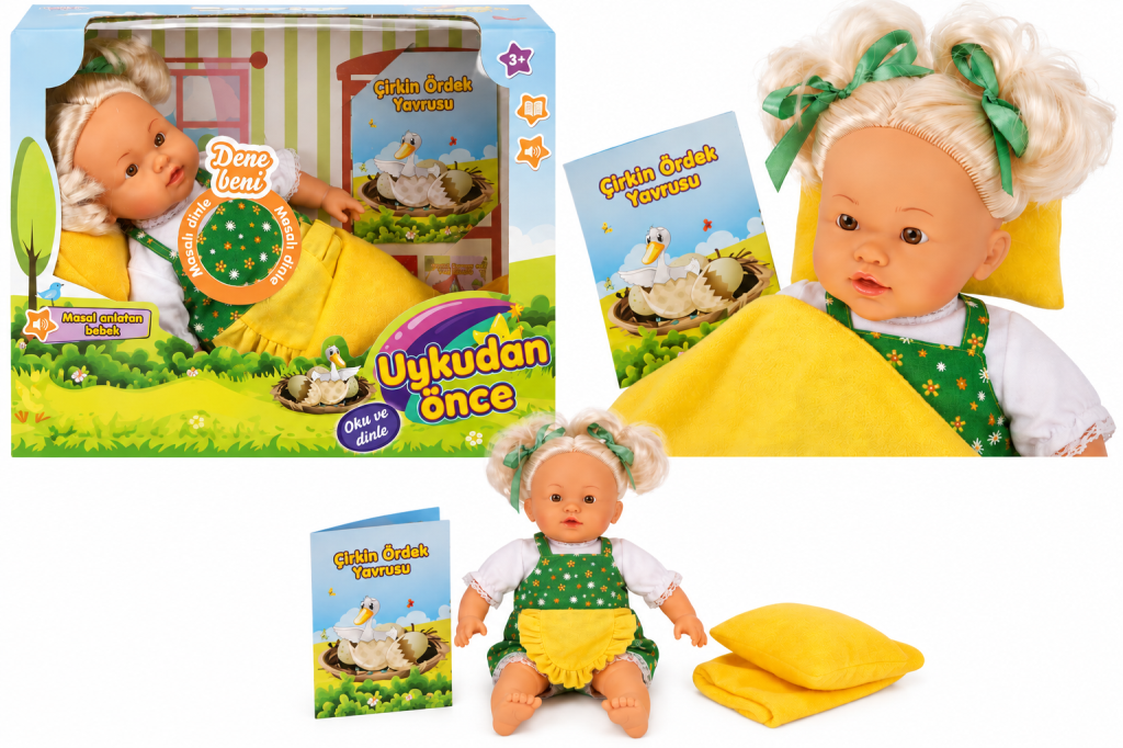 Bebek Set Uykudan Önce Dolgu Masal Anlatan Çirki