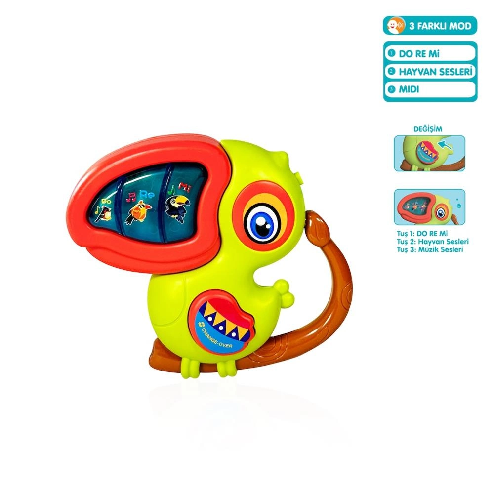 Eğlenceli Müzikli Kuş Bebek 1 Adet