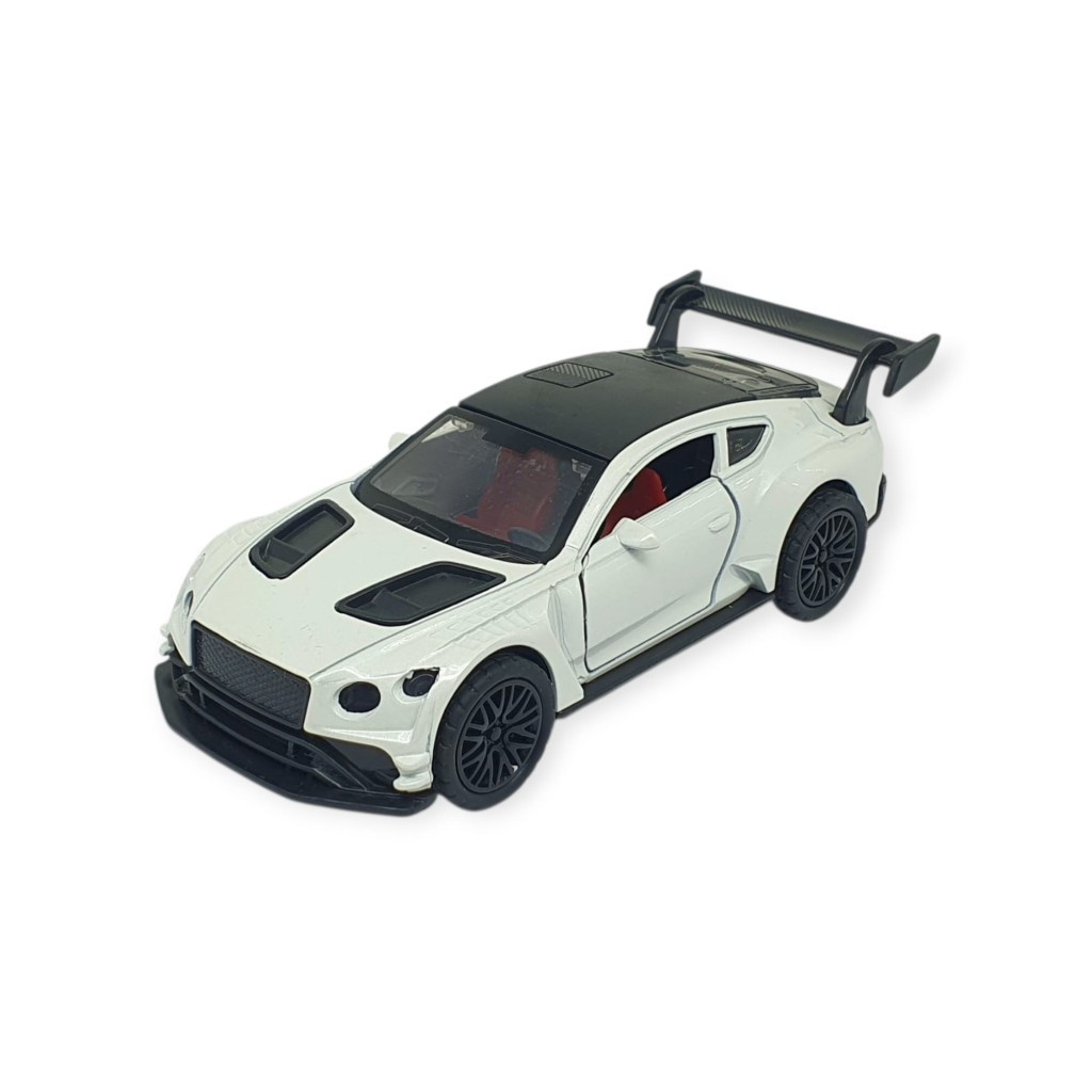 Çek Bırak Metal Arabalar 12 cm - 3671C - Beyaz