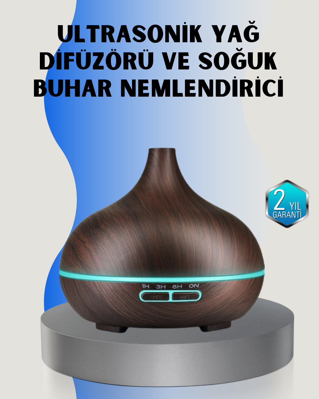 Ev ve Ofis İçin Sessiz Ultrasonik Hava Nemlendirici
