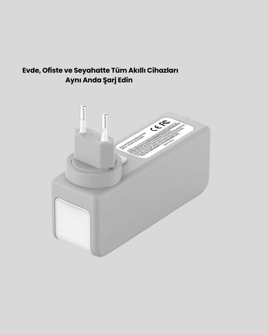 Hızlı Şarj Cihazı 30W Type-C Çok Portlu Tasarım