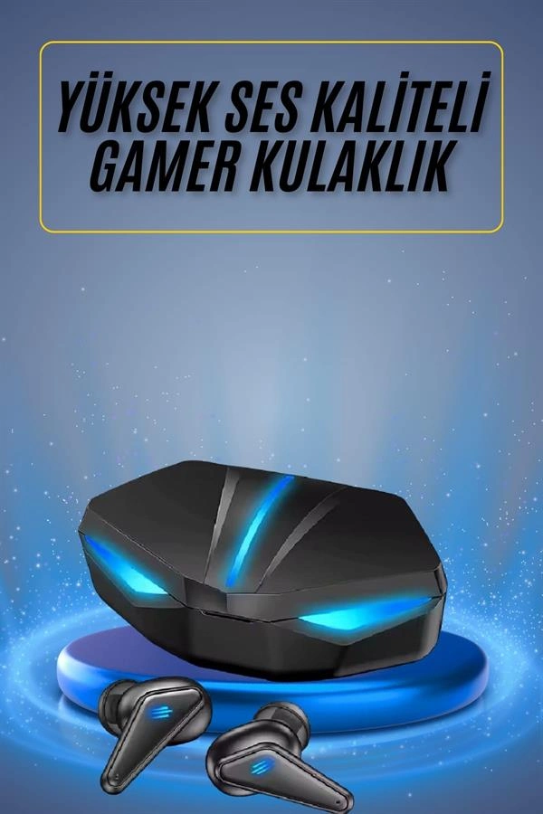 Kablosuz Mikrofonlu Oyuncu Kulaklığı Yüksek Ses Kalitesi