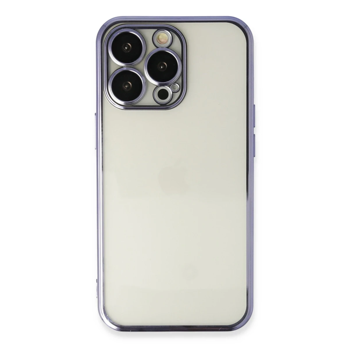 Apple iPhone 14 Pro Kılıf Razer Lensli Silikon - Mor