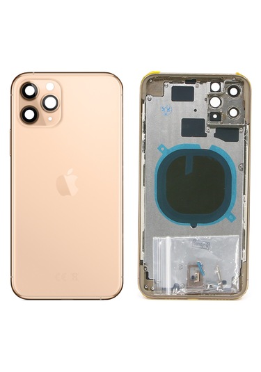 iPhone 11 Pro Max Uyumlu İçin Apple Boş Kasa (GOLD)