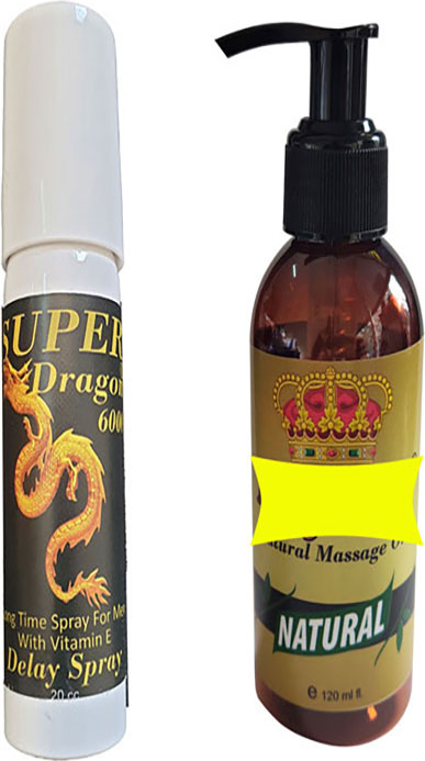 Bonie 1 Adet Dragon Gecktr Sprey + Masaj Yağı