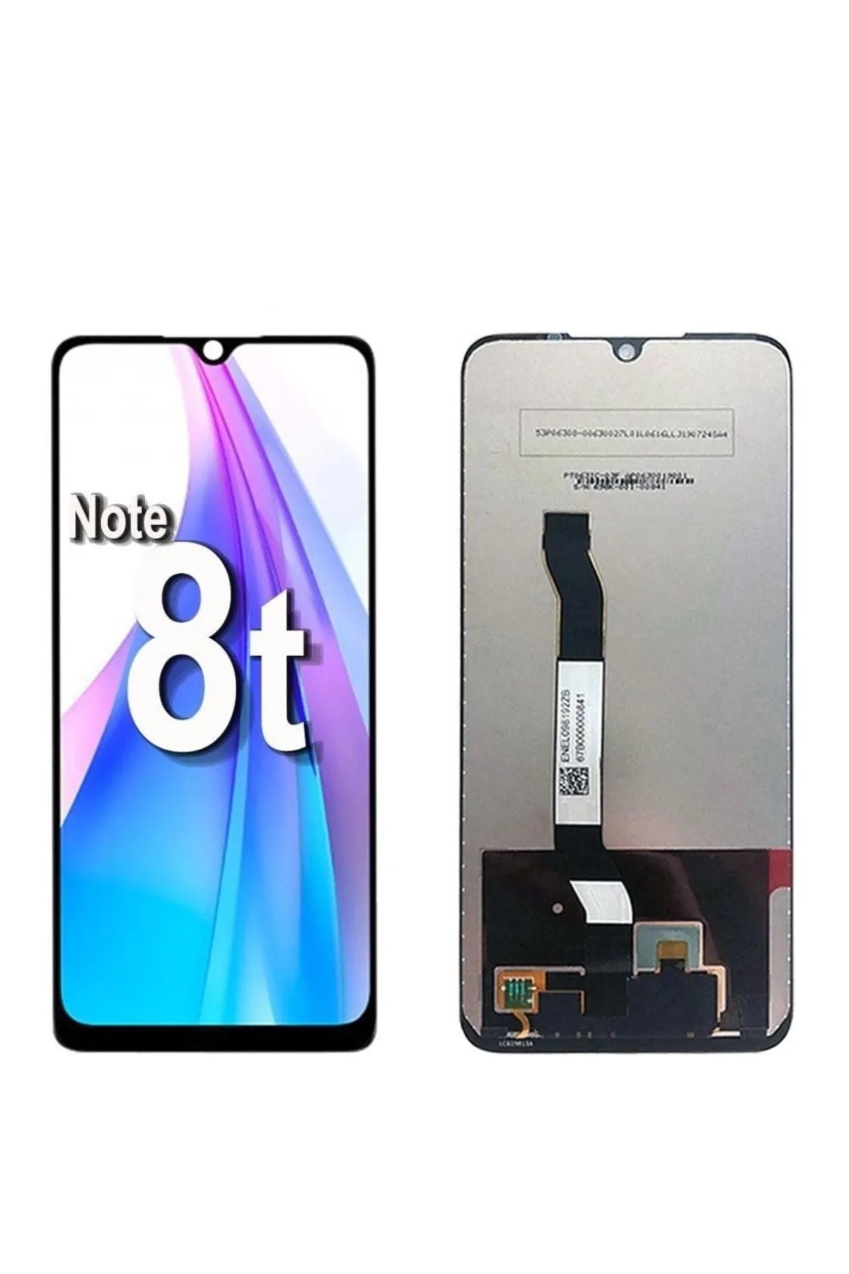 Redmi Note 8T Uyumlu Ekran Dokunmatik SRV (Siyah)