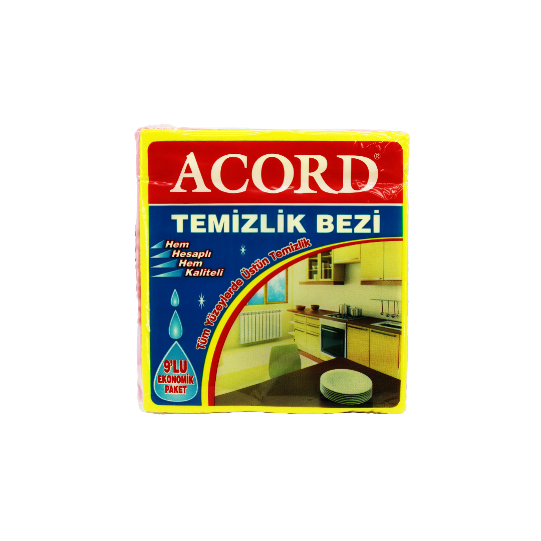 Acord KOD-384 9 Parça Temizlik Bezi 35X37CM