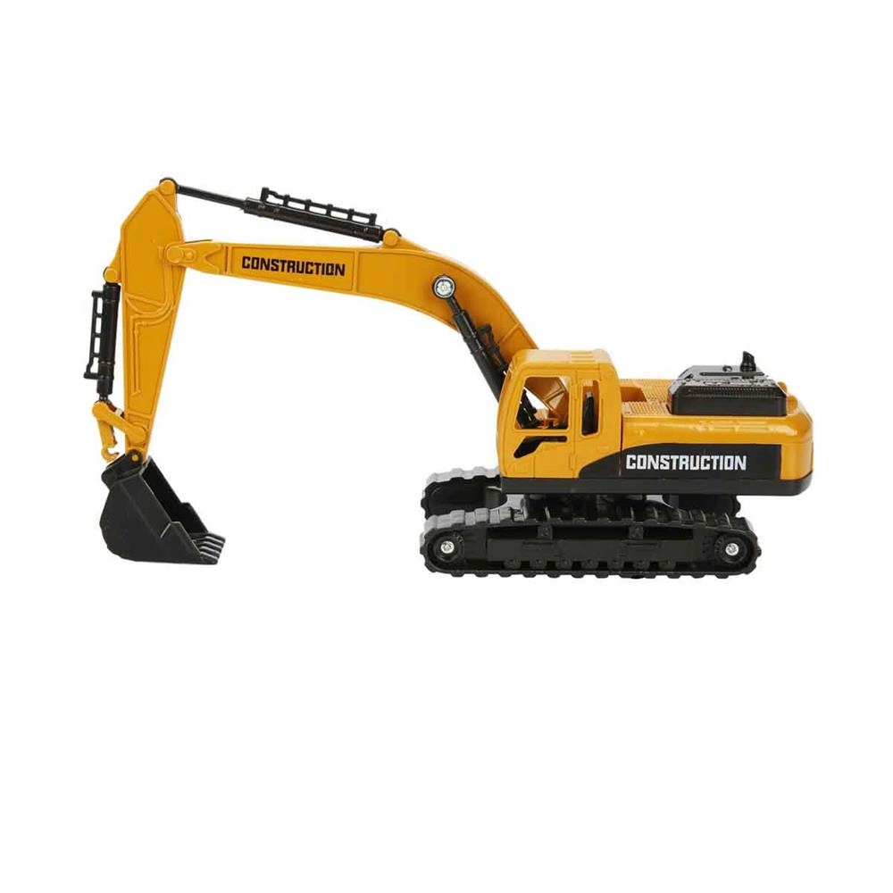Ekskavatör 1 Adet İnşaat Oyuncağı (Sürtmeli Model)