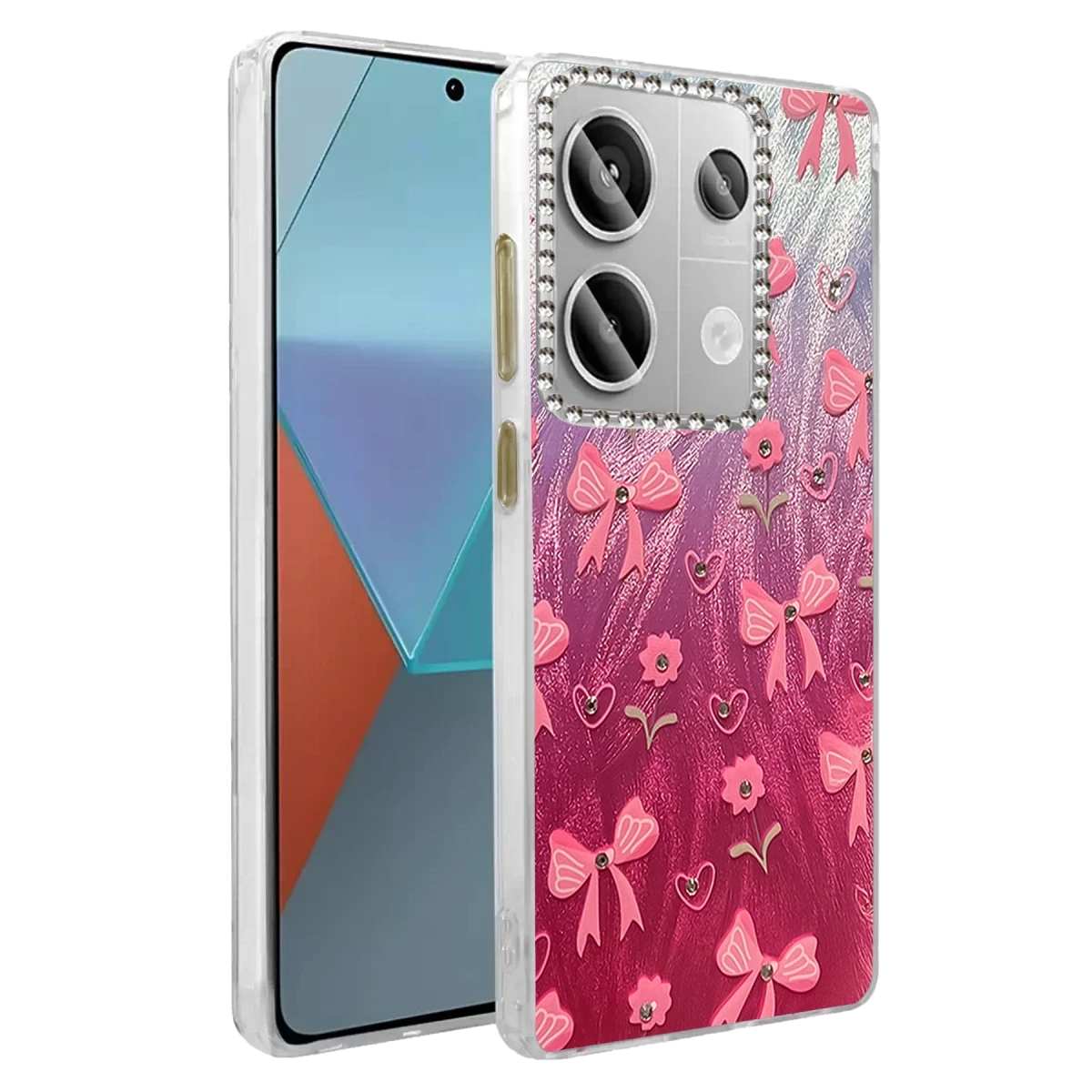 Xiaomi Redmi Note 13 Pro 4G Kılıf Blade Aynalı Desenli Kapak - Desen 3