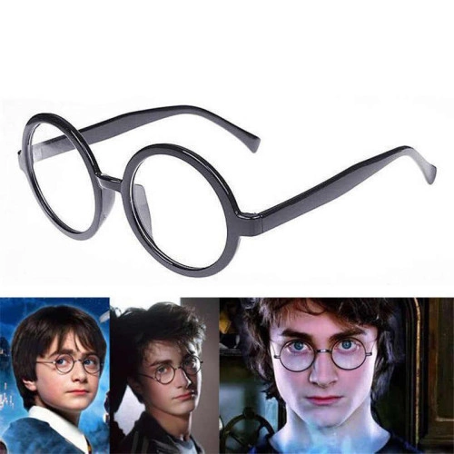 Harry Potter Temalı Siyah Çerçeveli Gözlük Seti