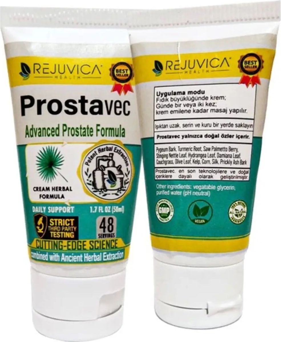 Süper Prostavec 50 ml Krem Erkeklerin Özel Leyici Krem