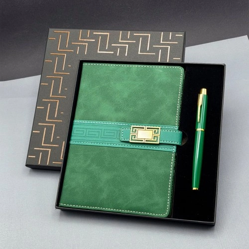 Şık Hediyelik Defter Kalem Seti Özel Kutuda