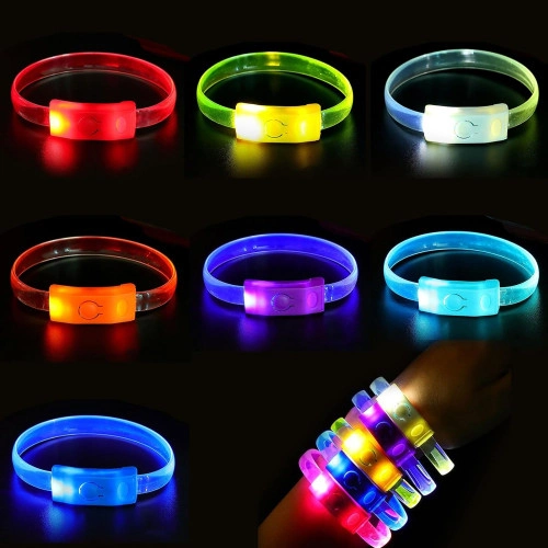 Işıklı LED Bileklik 3 Modlu Baskı Yapılabilir 1 Adet