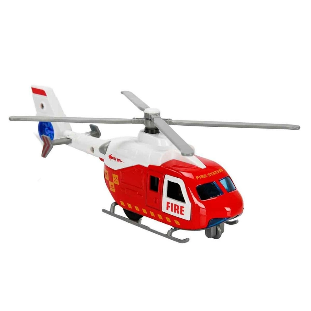 Eğlenceli Sesli Işıklı Çek Bırak Helikopter 1 Adet