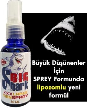 Asimox Bigshark Xxx Large Men Spray 30ML-PENIIS Büüyütüücü Spray Lipozomlu Formül