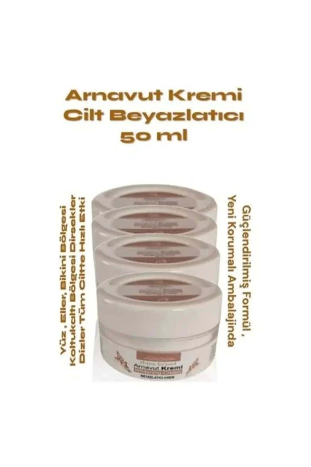 Whitening Cream Arnavut Kremi 50ml Aklık Kremi Beyazlatıcı Krem X 2 ADET