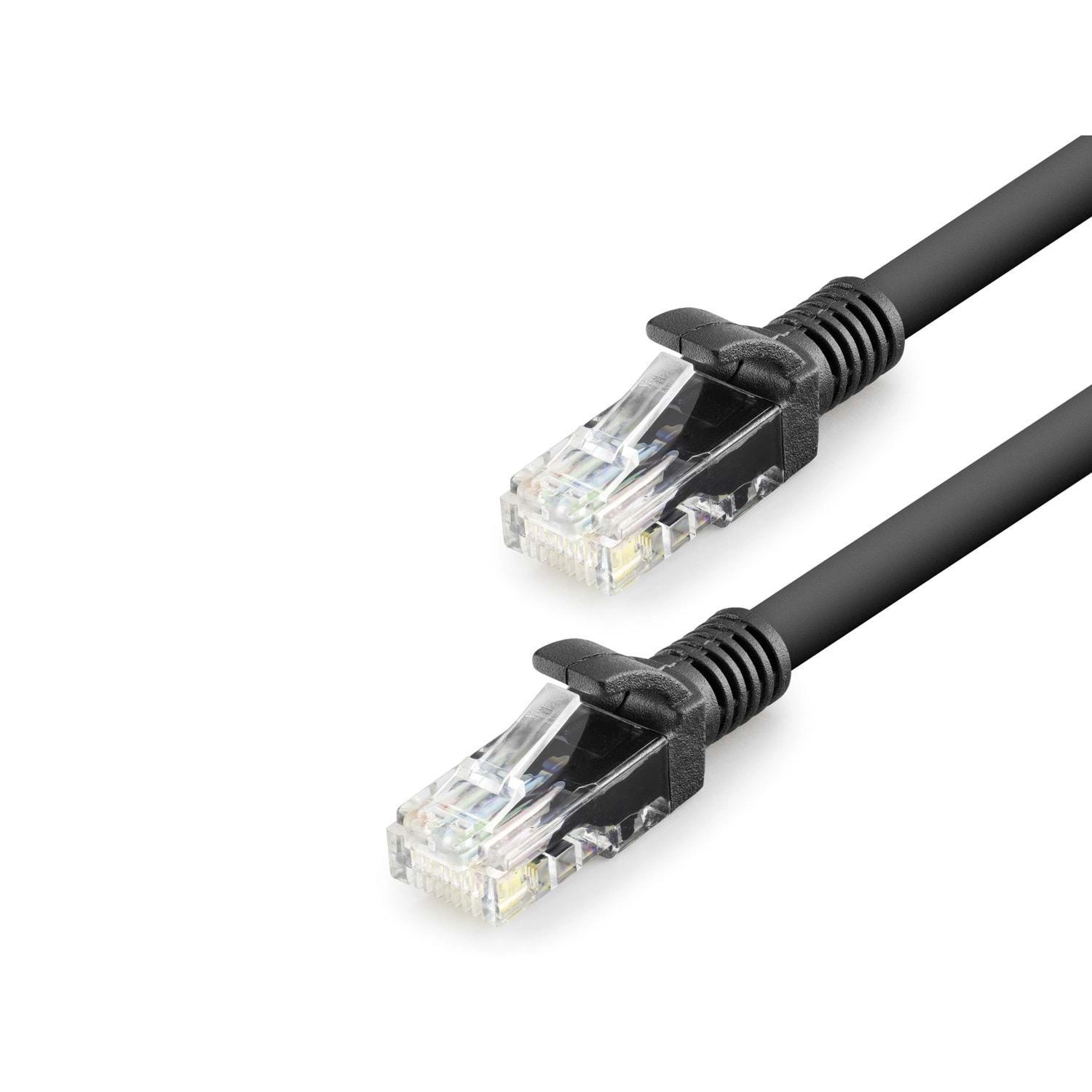 Yüksek Performanslı Cat6 Ethernet Patch Kablosu 20 Metre Siyah