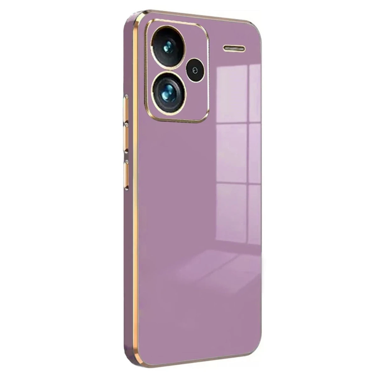 Xiaomi Redmi Note 13 Pro Plus Kılıf Volet Silikon - Mor