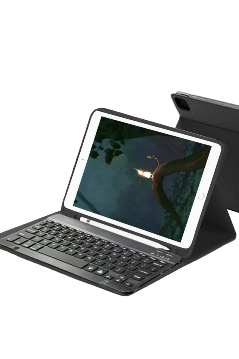Samsung Galaxy X730 Tab S11 Kılıf KC01 Smart Klavyeli Tablet Kılıfı - Siyah