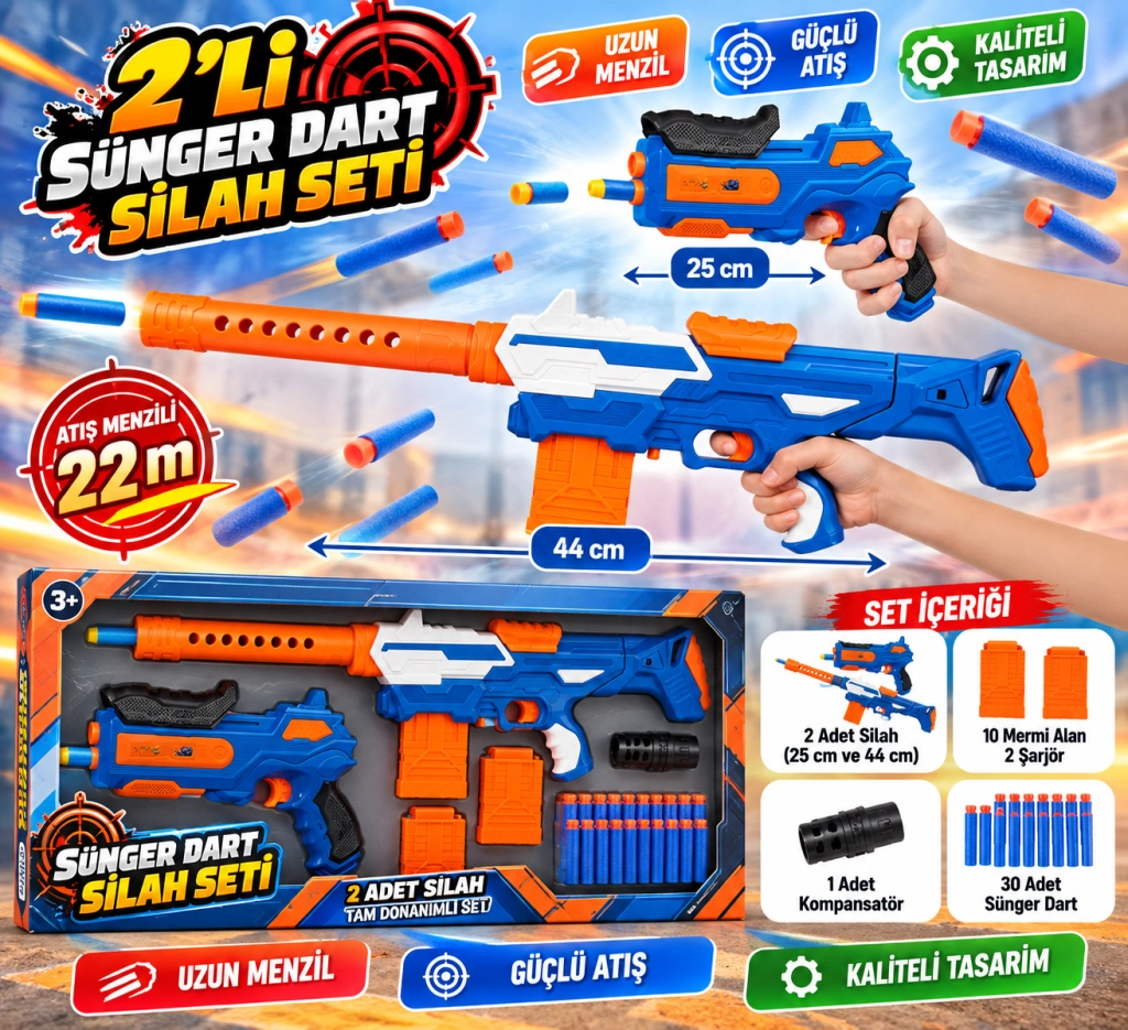 IX 2 Adet Takım Ürün Seti (Arsenal Model)