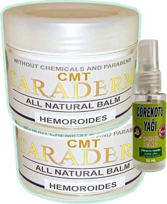 Süper Taraderm 100 ml 2 Adet Kremi + 30 ml Çörek Otu Yağ
