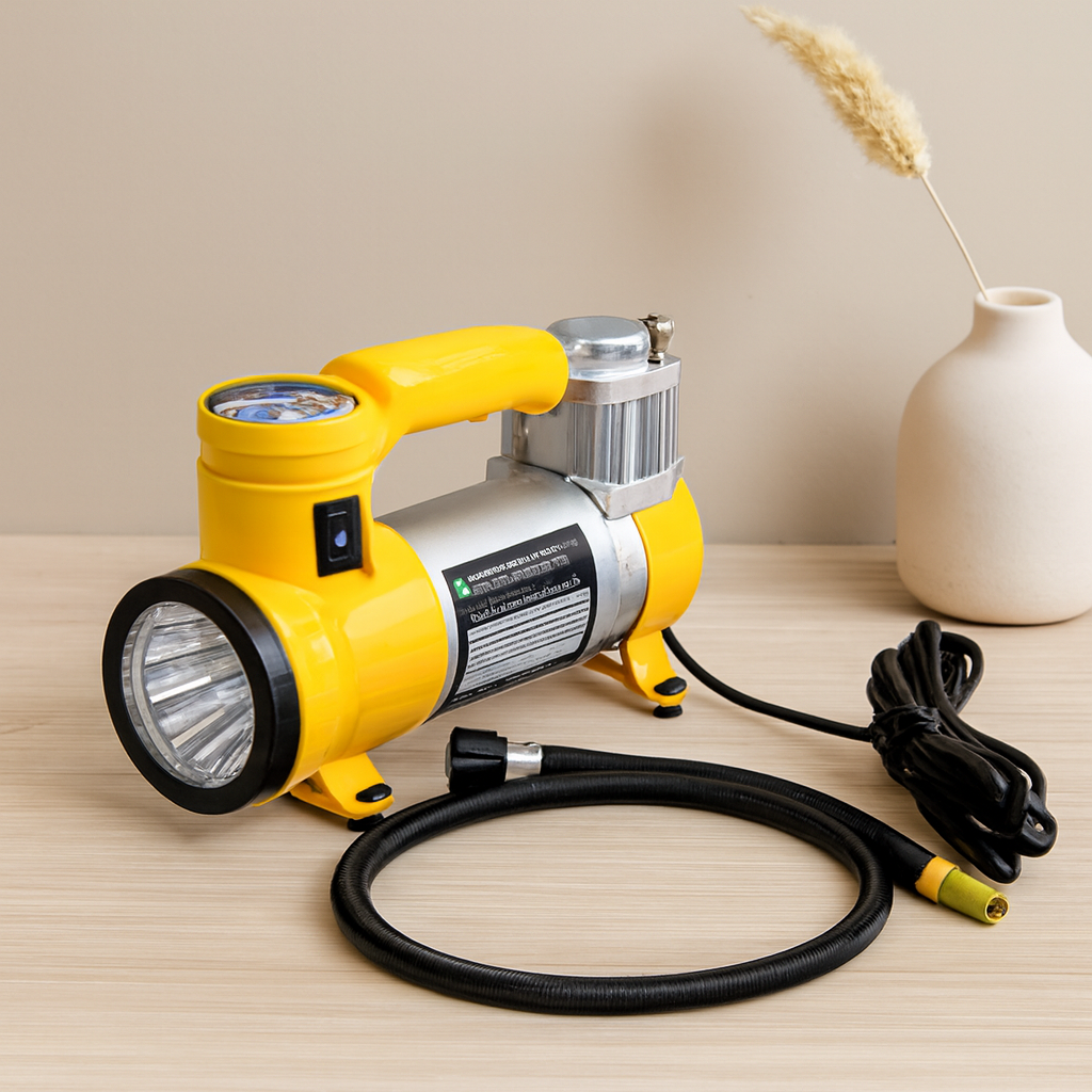 Oto Hava Kompresörü 12V 150PSI LED Fenerli