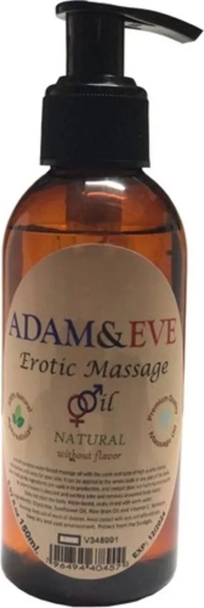 Süper Adam & Eve 150 ml Natural Adam&eve Massage Oil | Boy Adam Eve ER0TIK Masaj Yağı