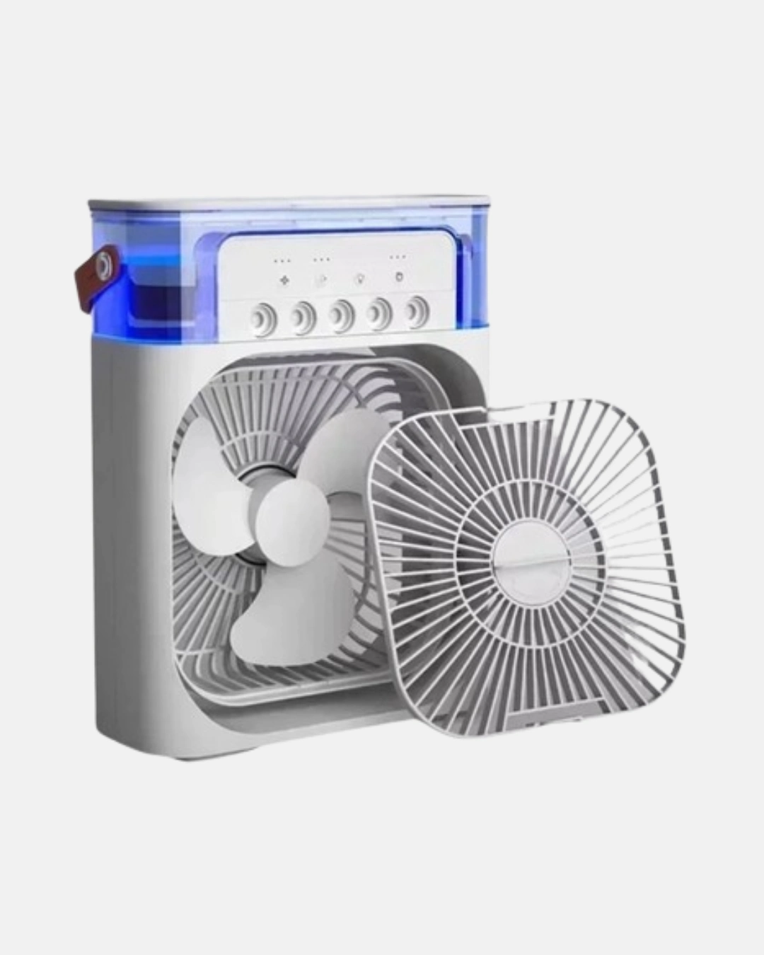 Mini Klima Fan USB Şarjlı 3'ü 1 Arada Gece Lambası ve Nemlendirici