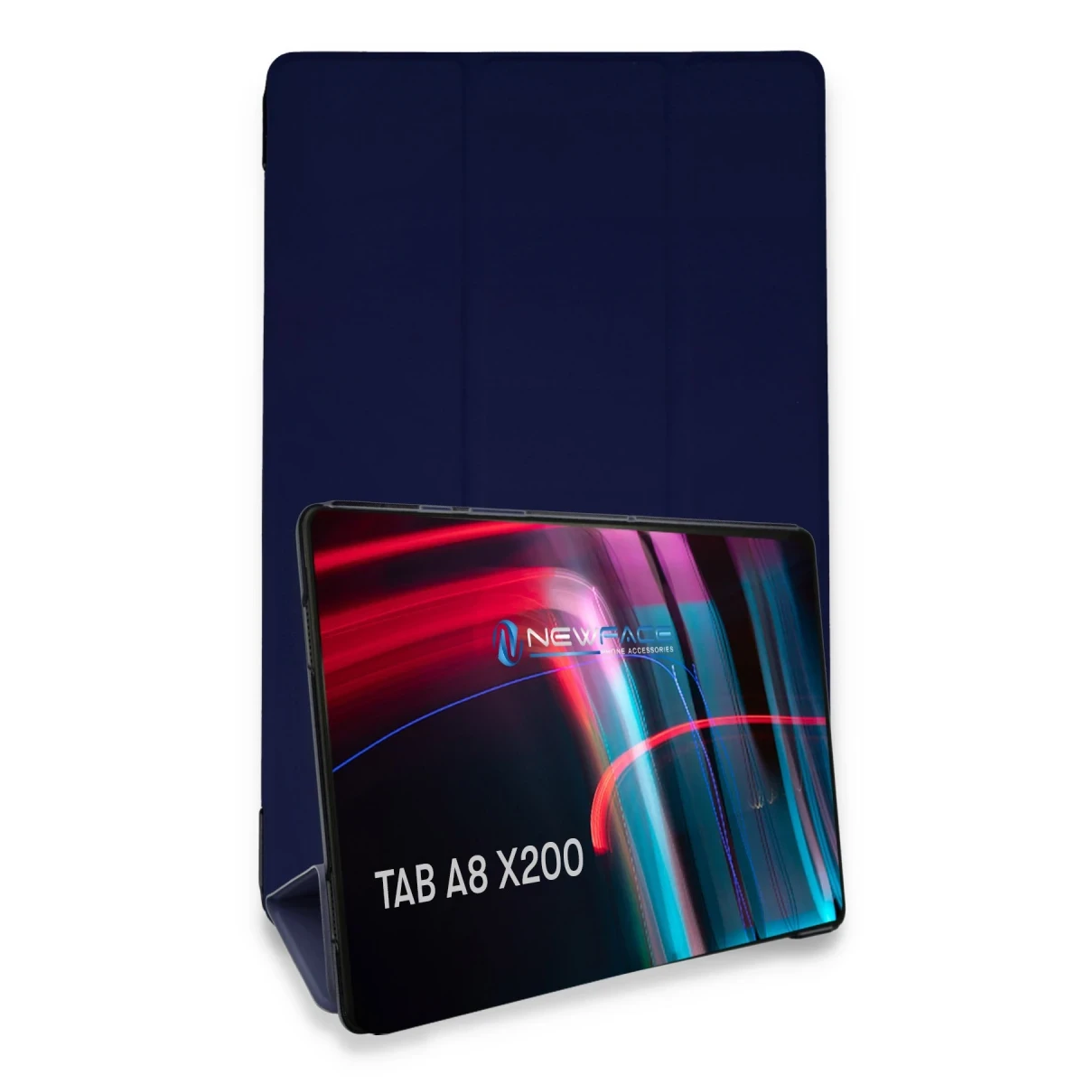 Samsung Galaxy X200 Tab A8 10.5 Kılıf Tablet Smart Kılıf - Lacivert