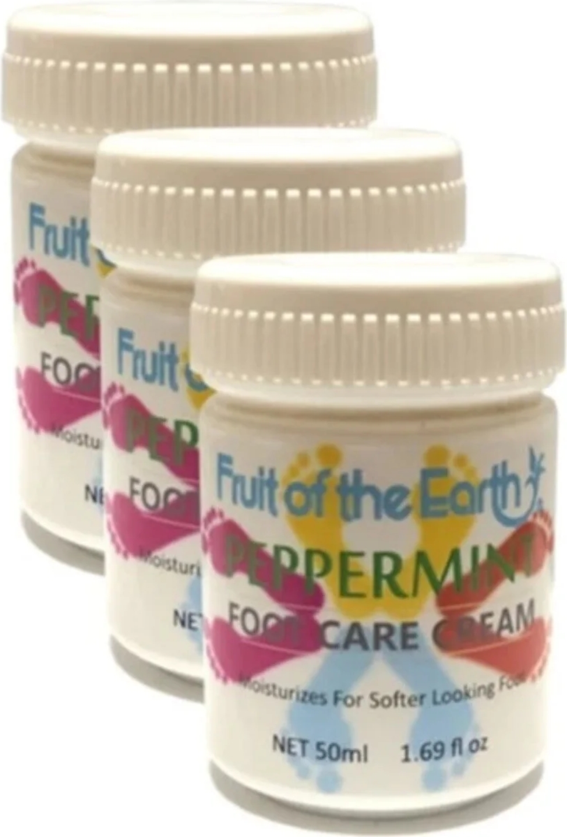 Fruit Of The Earth Ayak Bakım Kremi Nane Ferahlığı ve Kokusu 3 Adet 50 ml