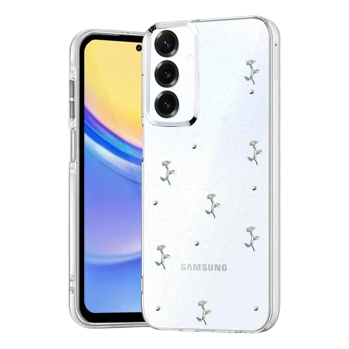 Samsung Galaxy A57 5G Fiyonk Desenli Kapak - Desen 4