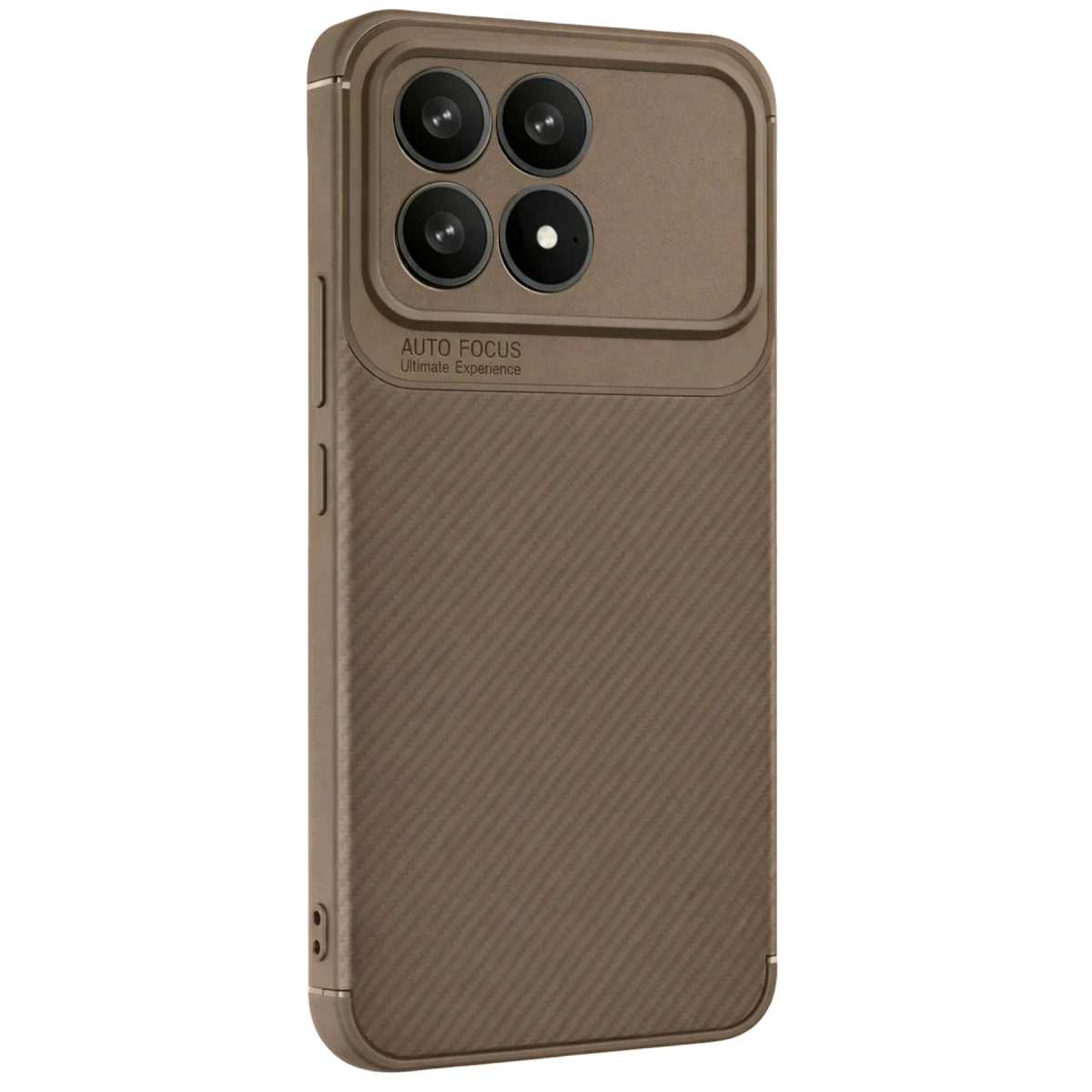 Xiaomi Poco F8 Pro Auto Focus Karbon Kapak - Kahverengi