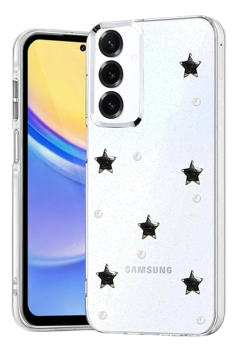 Samsung Galaxy S24 FE Uyumlu Fiyonk Desenli Kapak - Desen 7