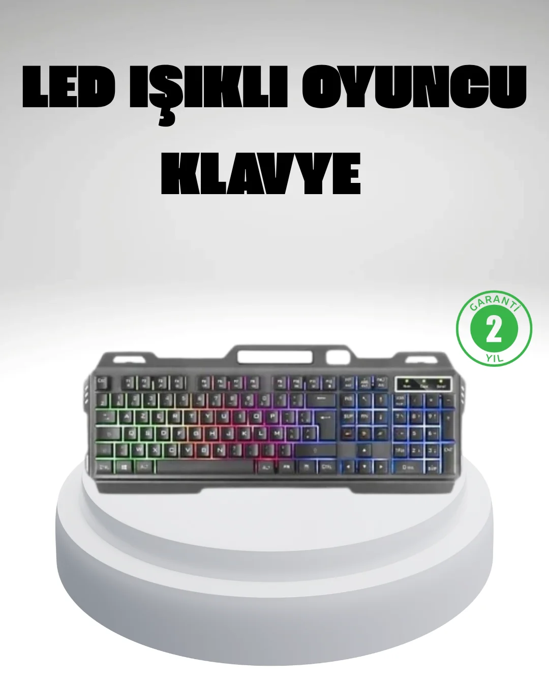 RGB Işıklı Oyuncu Klavye Mouse Seti – Türkçe Q, Ayarlanabilir DPI, Ergonomik ve Dayanıklı Tasarım