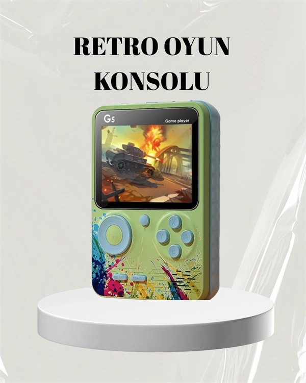 Taşınabilir El Konsolu 3 İnç Renkli Ekran ile Oyun Keyfi
