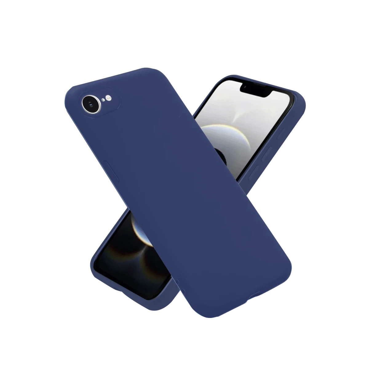 Apple iPhone 16E Kılıf First Silikon - Lacivert