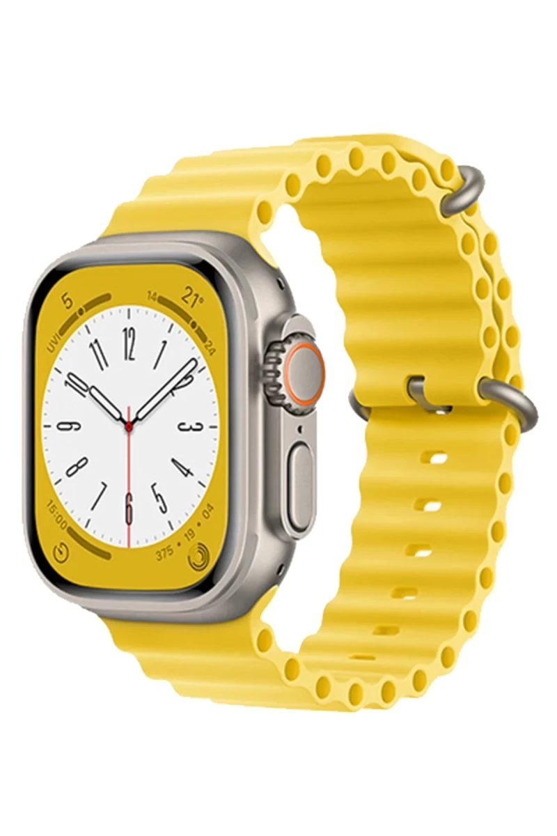 Apple Watch 38mm Uyumlu Ocean Kordon - Sarı