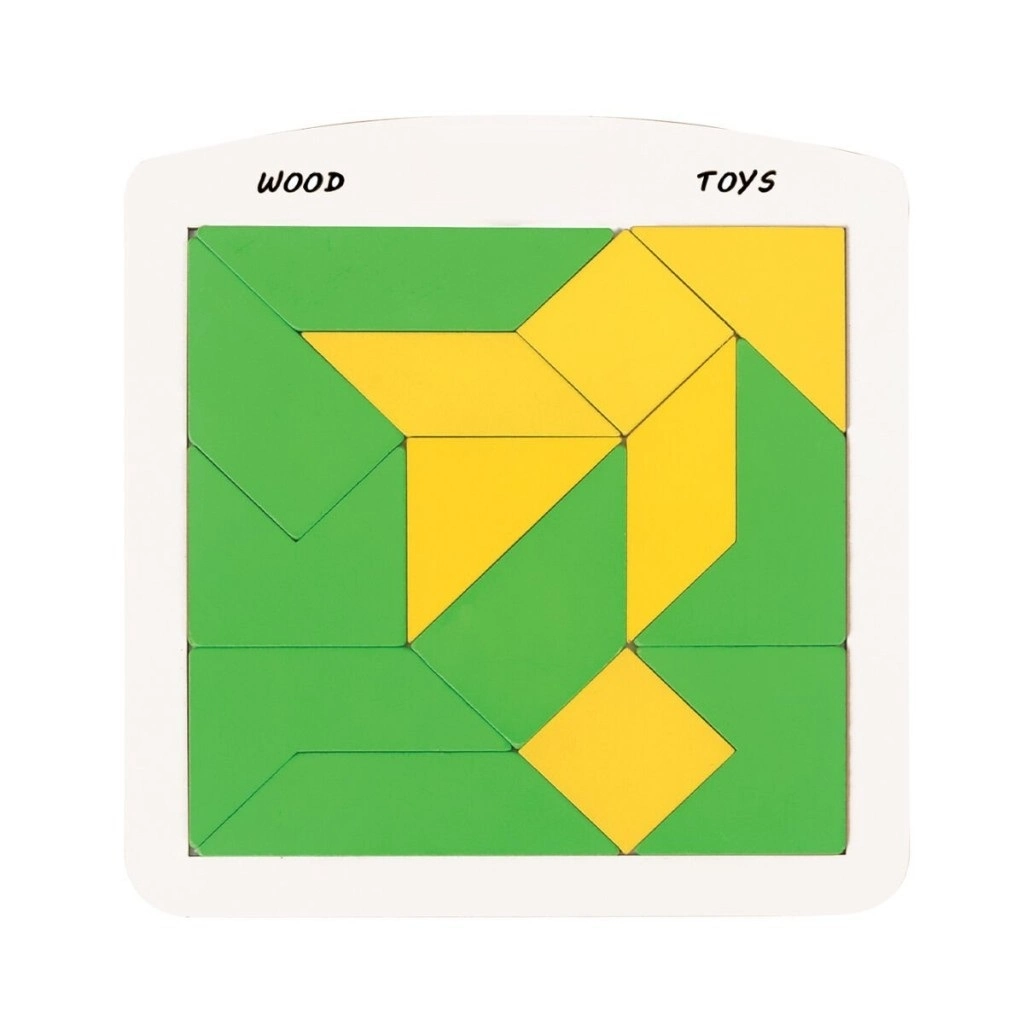 Eğlenceli Desenli Kartlı Tangram Seti